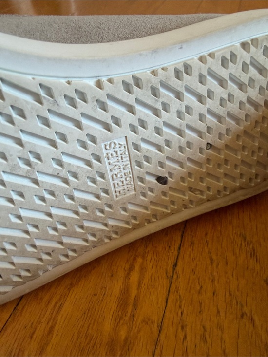 Hermes Light Beige Suede Braided Bit Loafers
